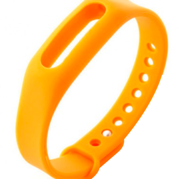 Curelușă Xiaomi MiBand 1/ 1S Mi93796 Orange Silicon photo 3