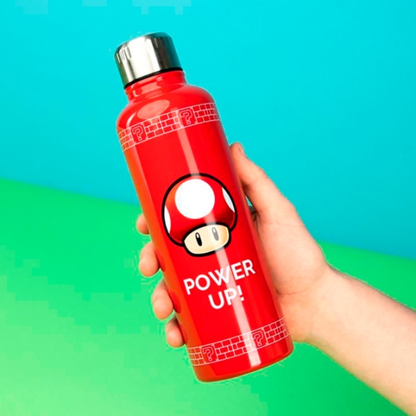 Sticlă pentru apă Fan Paladone Super Mario Big Up Red 500 ml photo 2