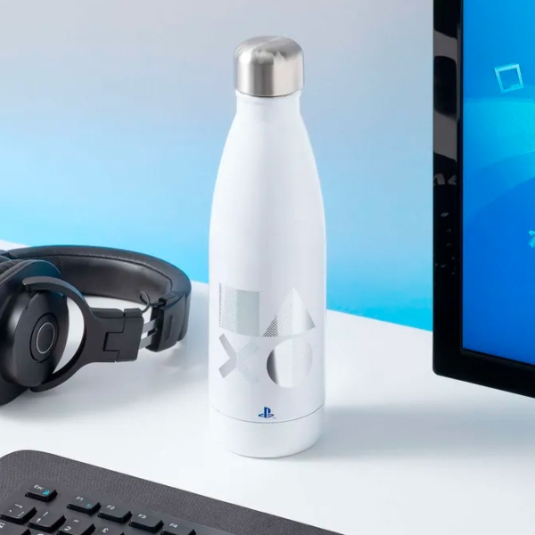 Sticlă pentru apă Fan Paladone Playstation White 460 ml photo 4