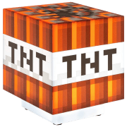 Настольная лампа фан Paladone Minecraft TNT Красный Батарея