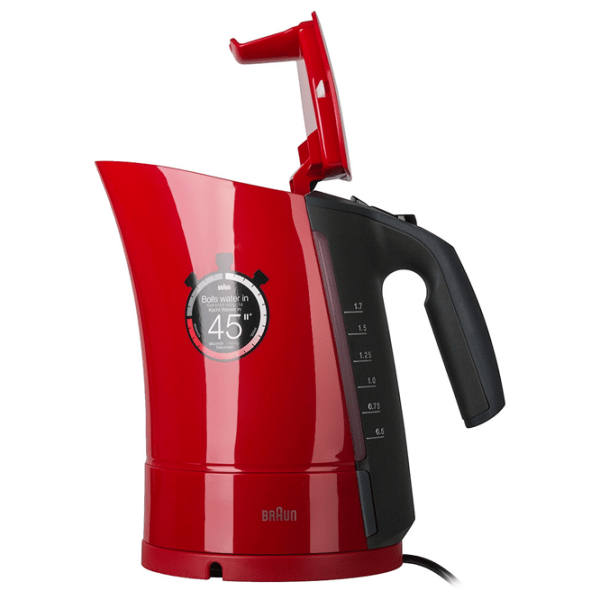 Электрочайник Braun WK300 Красный 2200 Вт, 1.7 л, Внутреннее покрытие: Пластик photo 4