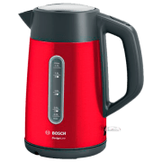 Ceainic electric Bosch TWK4P434 Red 2400 W, 1.7l, Material interior: Inox