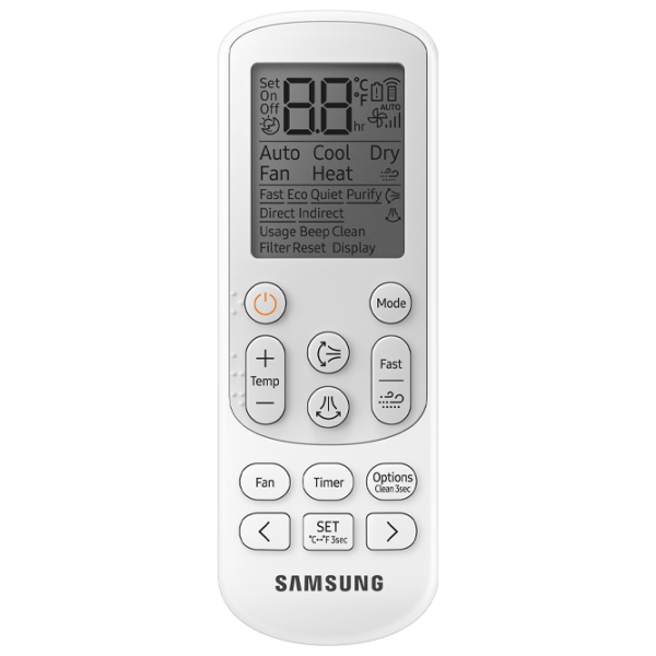 Aparat de aer condiționat Samsung AR24ASHCBWKNER White 65 m2 | 24000 BTU | White photo 6