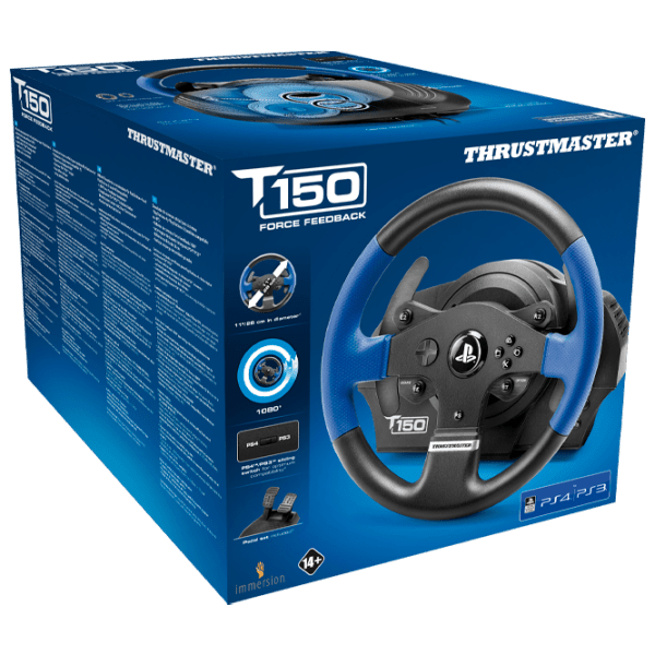 Руль Thrustmaster T150 Force Feedback Черный Проводная / 14 buttons photo 4