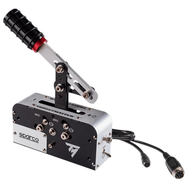 Frână de mână Thrustmaster TSS Handbrake Silver Cu fir / buttons photo 3
