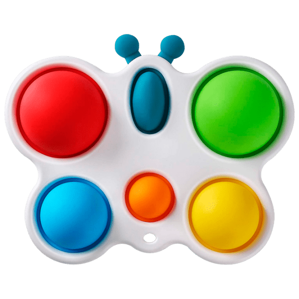 Игрушка антистресс Simple Dimple Бабочка Белый  photo 1