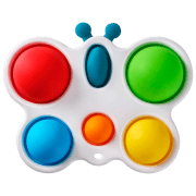 Jucărie antistres Simple Dimple Fluture White 