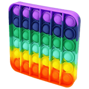 Jucărie antistres Pop It Pătrat Multicolor 