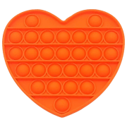 Jucărie antistres Pop It Inimă Orange 