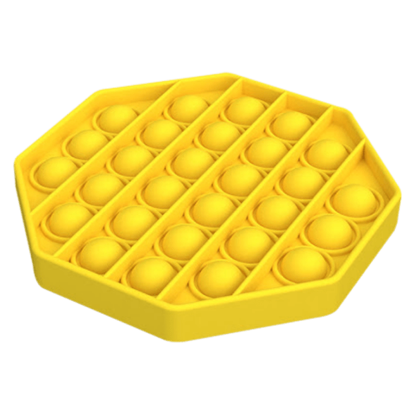 Jucărie antistres Pop It Octagon Yellow  photo 1