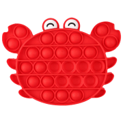 Jucărie antistres Pop It Crab Red 
