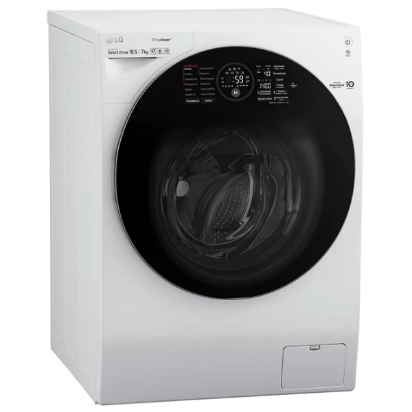 Mașină de spălat LG FH4G1JCH2N White 10.5 kg, 1400 rpm, A photo 2