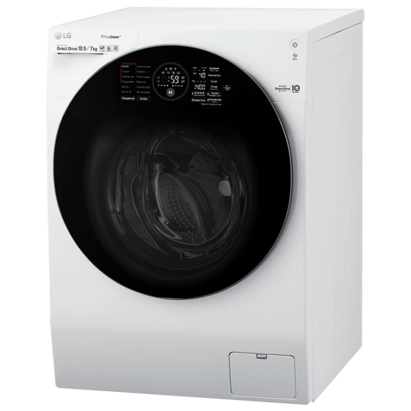 Mașină de spălat LG FH4G1JCH2N White 10.5 kg, 1400 rpm, A photo 3