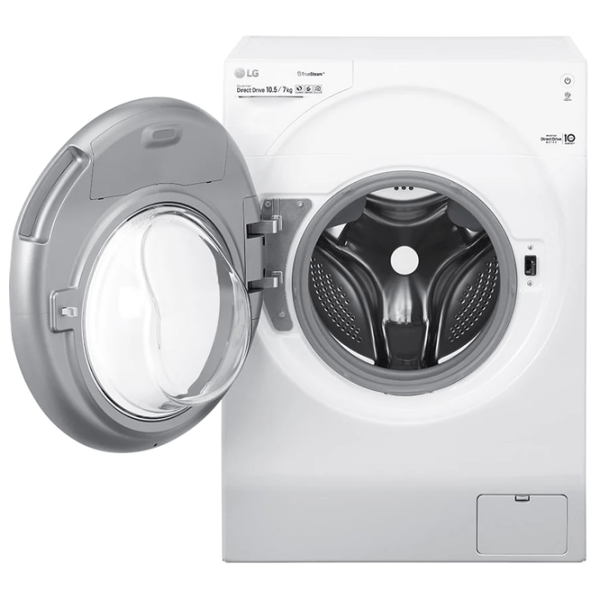 Mașină de spălat LG FH4G1JCH2N White 10.5 kg, 1400 rpm, A photo 6