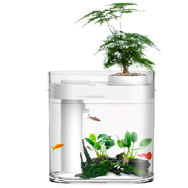Acvariu Xiaomi HFJH Amphibian ECO-Aquarium Aquaponics Youth Edition White 10 l photo 2