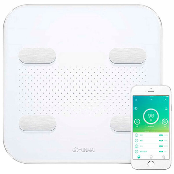 Напольные весы Yunmai Fat Scale Color 2 Белый 150 кг / Белый photo 2