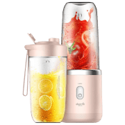 Blender portabil Xiaomi Deerma DEM-NU05 Pink 