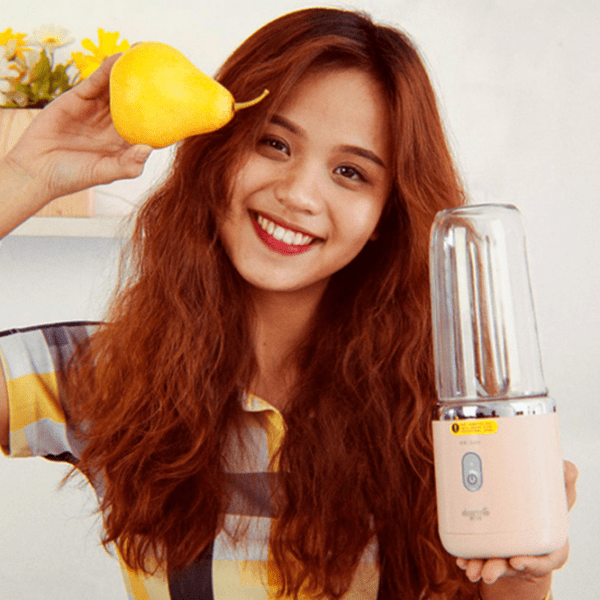 Blender portabil Xiaomi Deerma DEM-NU05 Pink  photo 4