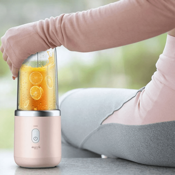 Blender portabil Xiaomi Deerma DEM-NU05 Pink  photo 5