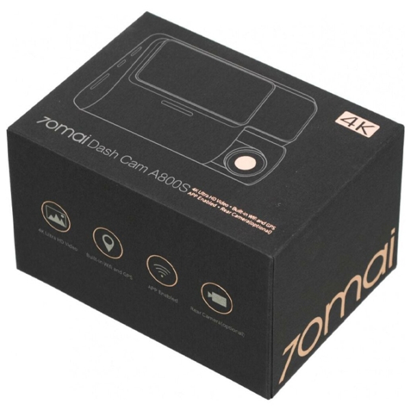 Cameră Auto 70mai A800S Black Sony IMX415/ Black photo 6