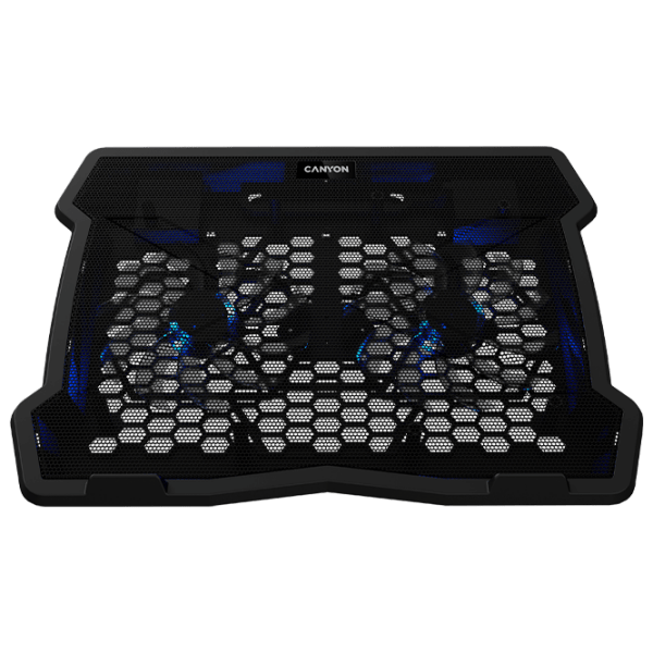Cooling pad Canyon HNS03 Black Dimensiune ecran - 15.6"/ Material carcasă - Plastic photo 1