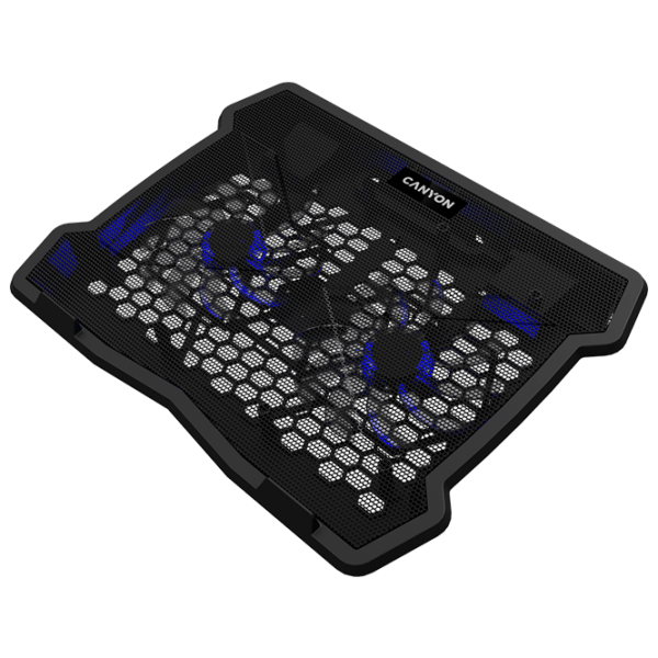 Cooling pad Canyon HNS03 Black Dimensiune ecran - 15.6"/ Material carcasă - Plastic photo 3