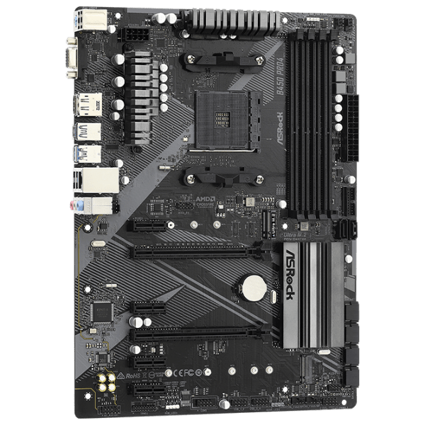 Материнская плата ASRock B450 PRO4 R2.0 ATX  photo 2