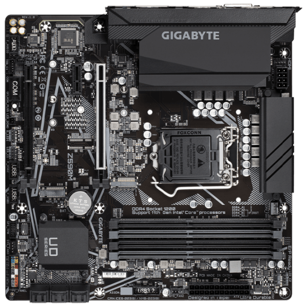 Placă de bază Gigabyte Z590M 1.0 mATX  photo 1