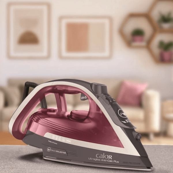 Утюг Tefal FV6840E0 Бордовый 2800 Вт, 50 г/мин, 0.27 л, Металл photo 6