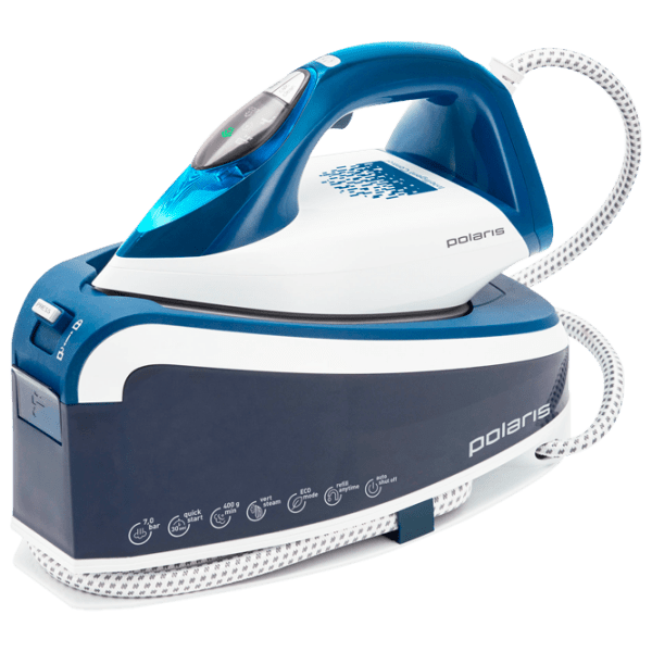 Fier de călcat Polaris PSS6501K Blue 3000 W, 120 g/ min, 1.5 l, Ceramică photo 1