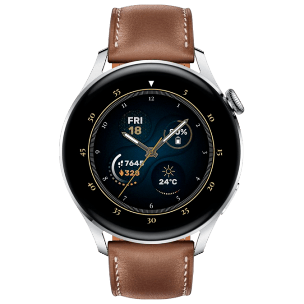 Умные часы Huawei Watch 3 Серебристый 1.43" | Нержавеющая сталь/ керамика/ Кожа
| Galileo-L21E photo 1