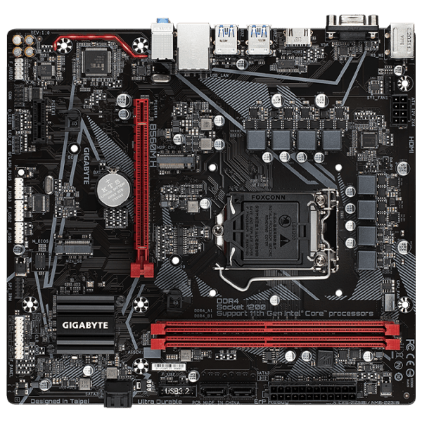 Материнская плата Gigabyte B560M H 1.0 mATX  photo 1