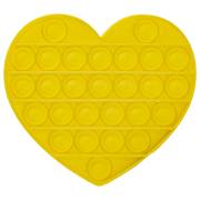 Jucărie antistres Pop It Inimă Yellow 
