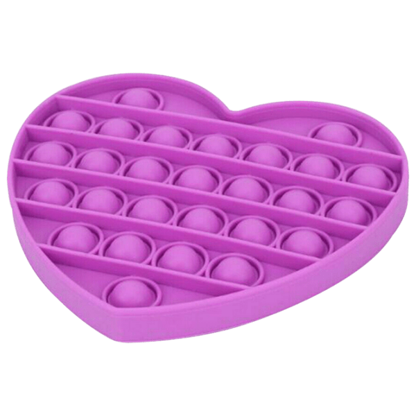 Jucărie antistres Pop It Inimă Violet  photo 1