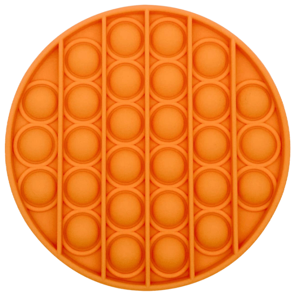 Jucărie antistres Pop It Rotund Orange  photo 1