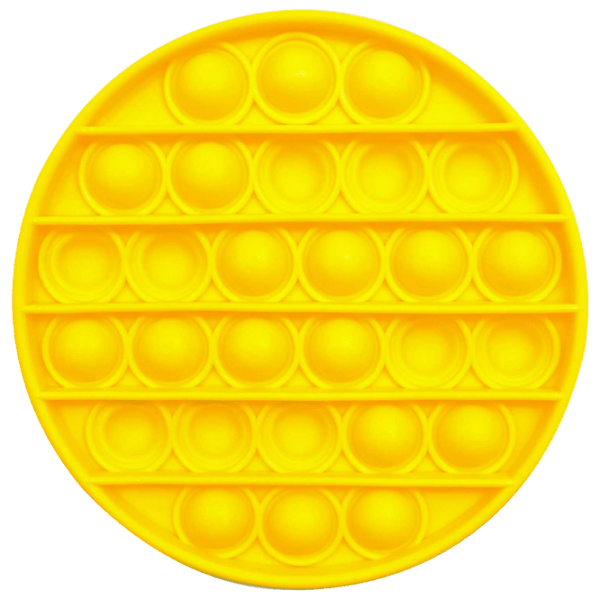 Jucărie antistres Pop It Rotund Yellow  photo 1