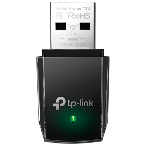 Сетевой адаптер TP-Link Archer T3U Черный  photo 1