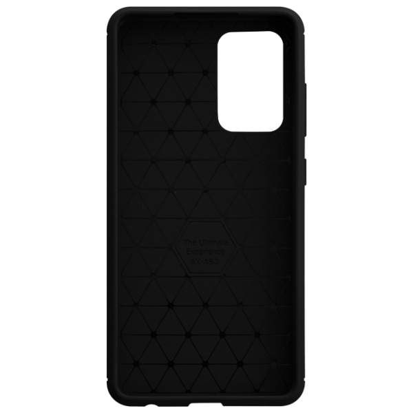 Чехол для смартфона Samsung Galaxy A52 (Leather) Черный EVO, Экокожа, Back photo 2