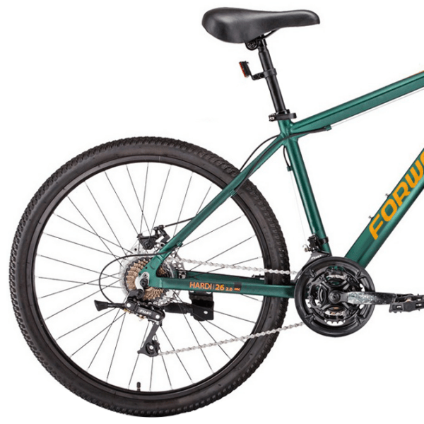 Bicicletă Forward Hardi 26" 17" Green Yellow Aluminiu / Pentru adulți photo 2