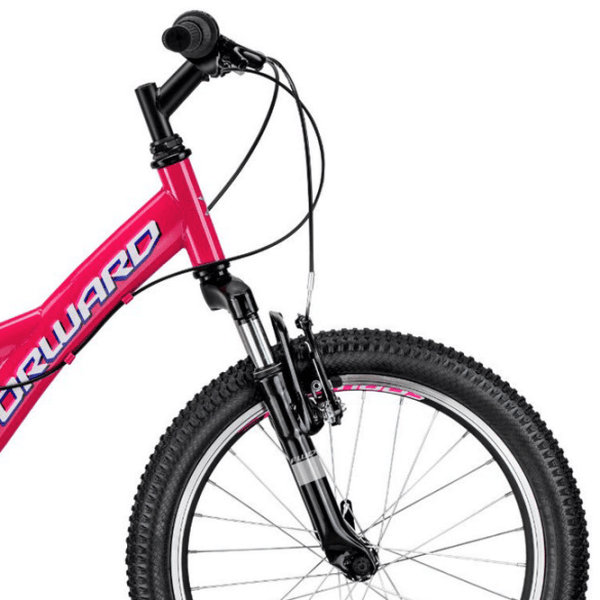 Bicicletă Forward Dakota 20" 10.5" Pink White Oțel / Pentru copii photo 3