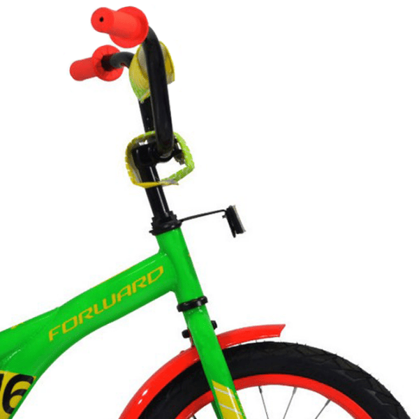 Bicicletă Forward Crocky 16" 14" Green Yellow Oțel / Pentru copii photo 3