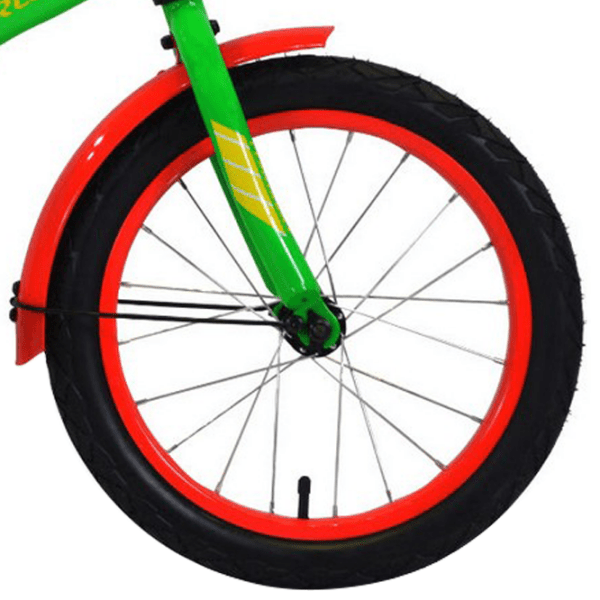 Bicicletă Forward Crocky 16" 14" Green Yellow Oțel / Pentru copii photo 4