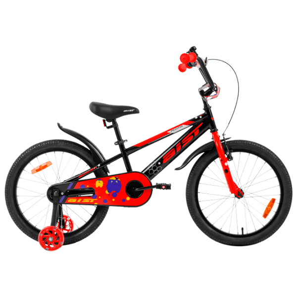 Bicicletă Aist Pluto 20 20 20" 20" Black Red Oțel / Pentru copii photo 1