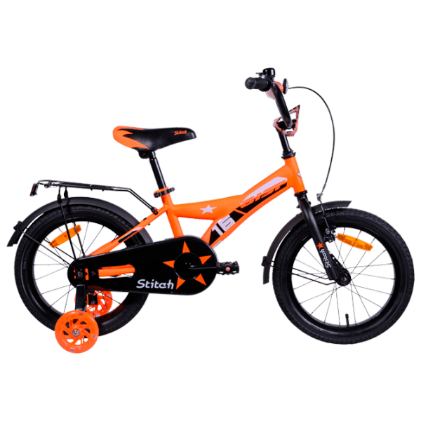 Bicicletă Aist Stitch 16 16 16" 16" Blue Black Oțel / Pentru copii photo 2