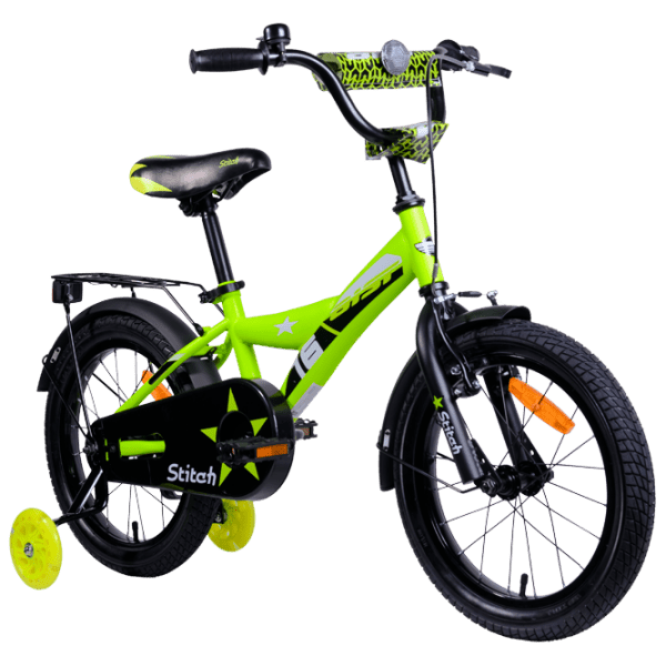 Bicicletă Aist Stitch 16 16 16" 16" Blue Black Oțel / Pentru copii photo 3