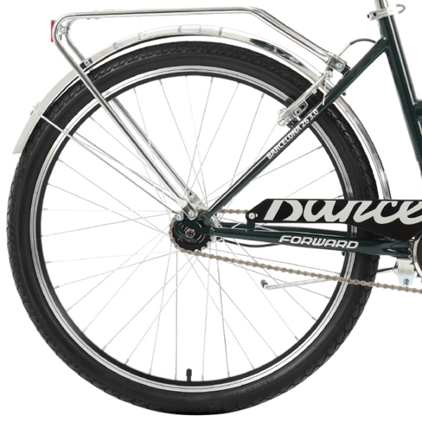 Bicicletă Forward Barcelona 26" 17" Green Gray Oțel / Pentru adulți photo 4