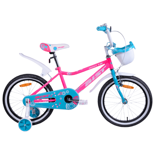 Bicicletă Aist Wiki 18 18" Pink Blue Oțel / Pentru copii photo 1