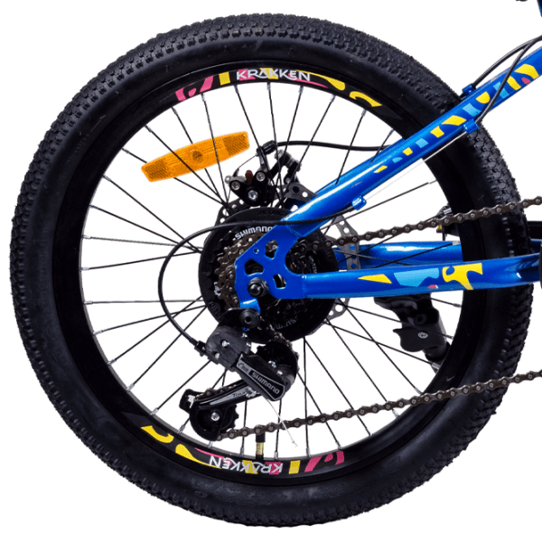Bicicletă Krakken Scully 20" 10" Blue Multicolor Oțel / Pentru copii photo 2