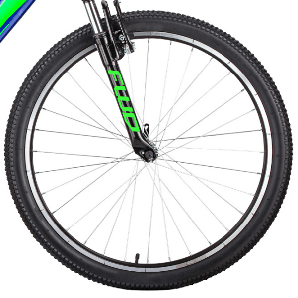Bicicletă Forward Phaser Flash 26" 17" Blue Light Green Oțel / Pentru adulți photo 2