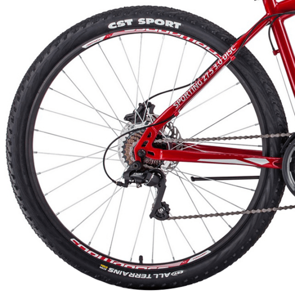 Bicicletă Forward Sporting 27.5" 19" Red Gray Oțel / Pentru adulți photo 3